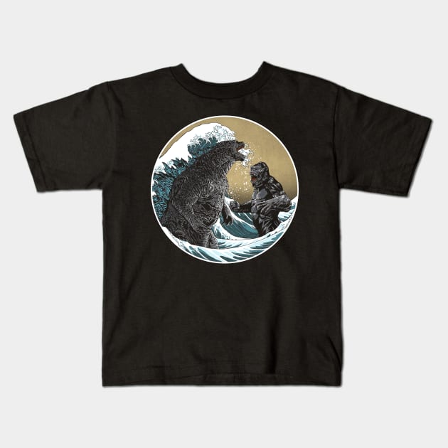 The Great Titans Kids T-Shirt by ddjvigo